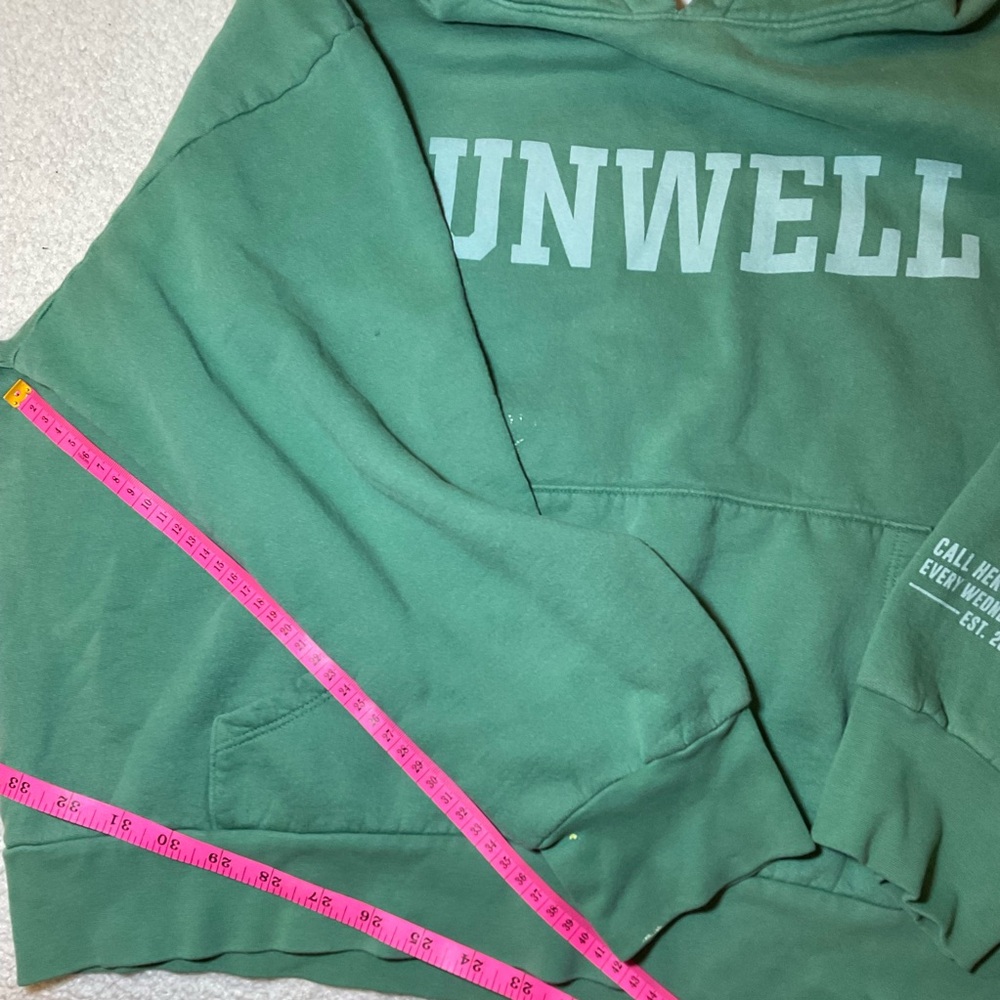 Alex Cooper Call Her Daddy ‘Unwell’ Green Hoodie - Picture 6 of 11